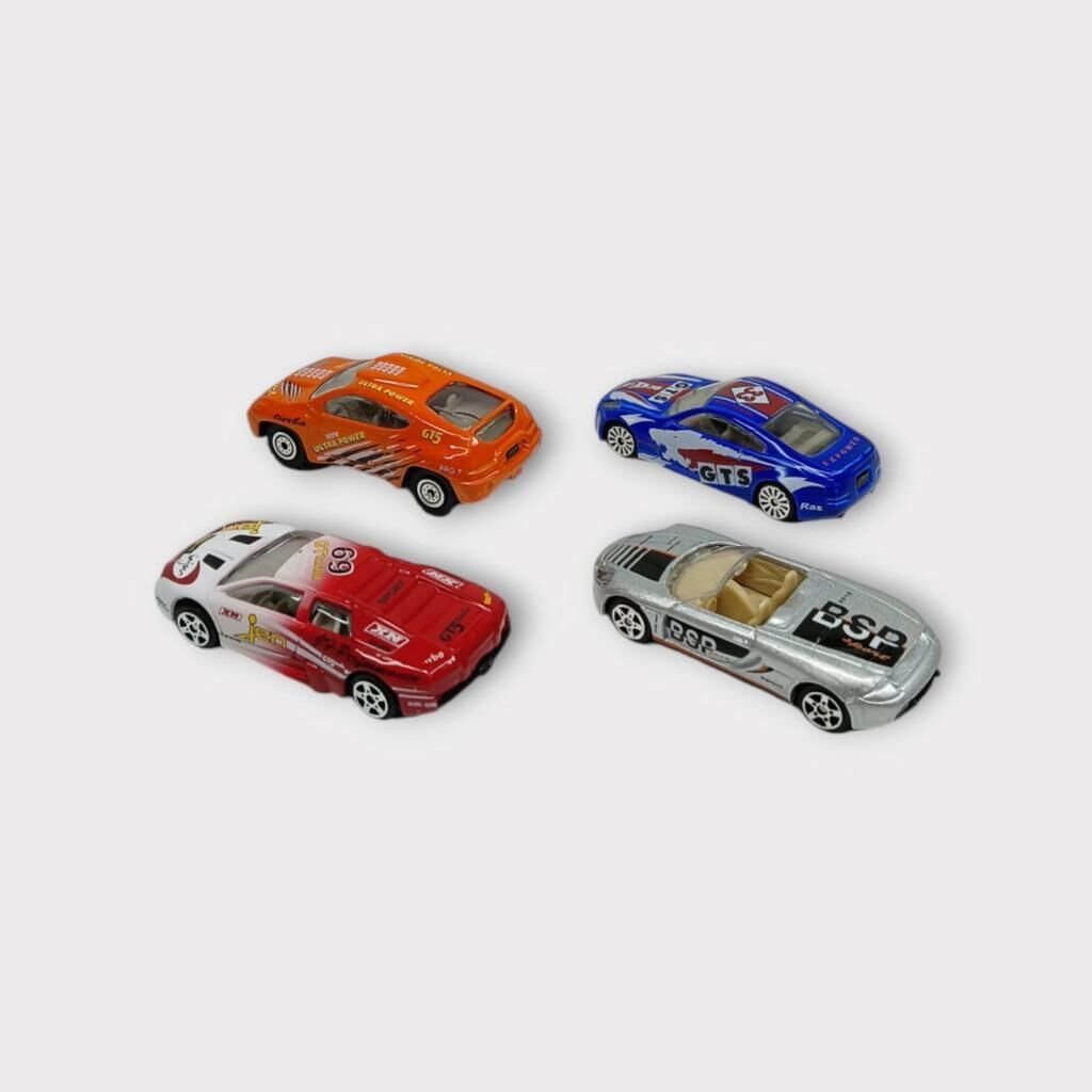 Maxx Wheels 4 Lü Metal Araç Seti̇ - Spor Araba