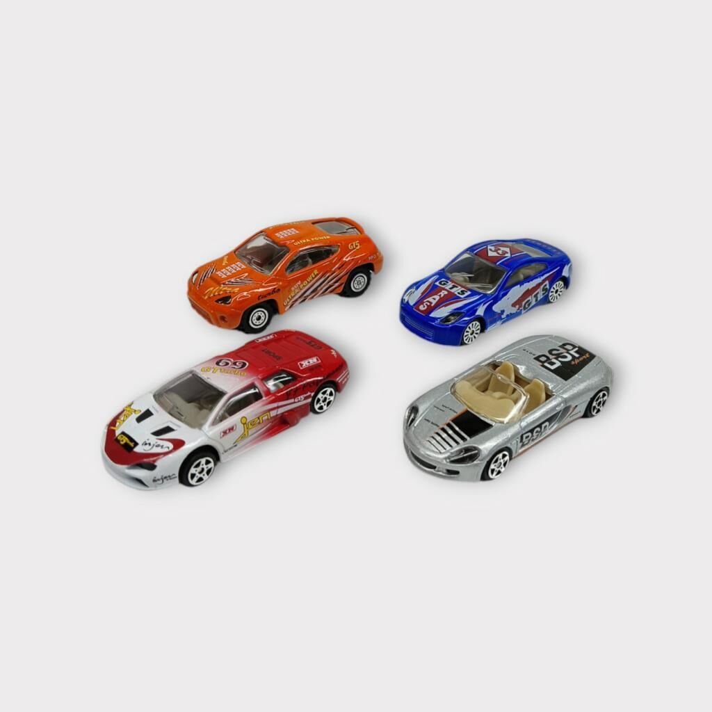 Maxx Wheels 4 Lü Metal Araç Seti̇ - Spor Araba