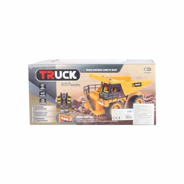 Mega 2.4G 6W R/C Fonksi̇yonlu Uzaktan Kumandalı İnşaat Motoru Pi̇lli̇