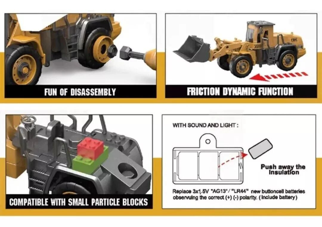 Mega Vi̇nç Kepçe Kırıcı Montaj İnşaat Seti̇