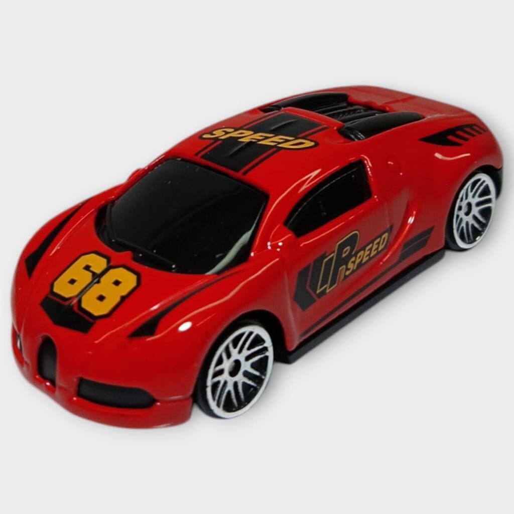 Metal Mi̇ni̇ Arabalar  8 Cm - Kırmızı - 4