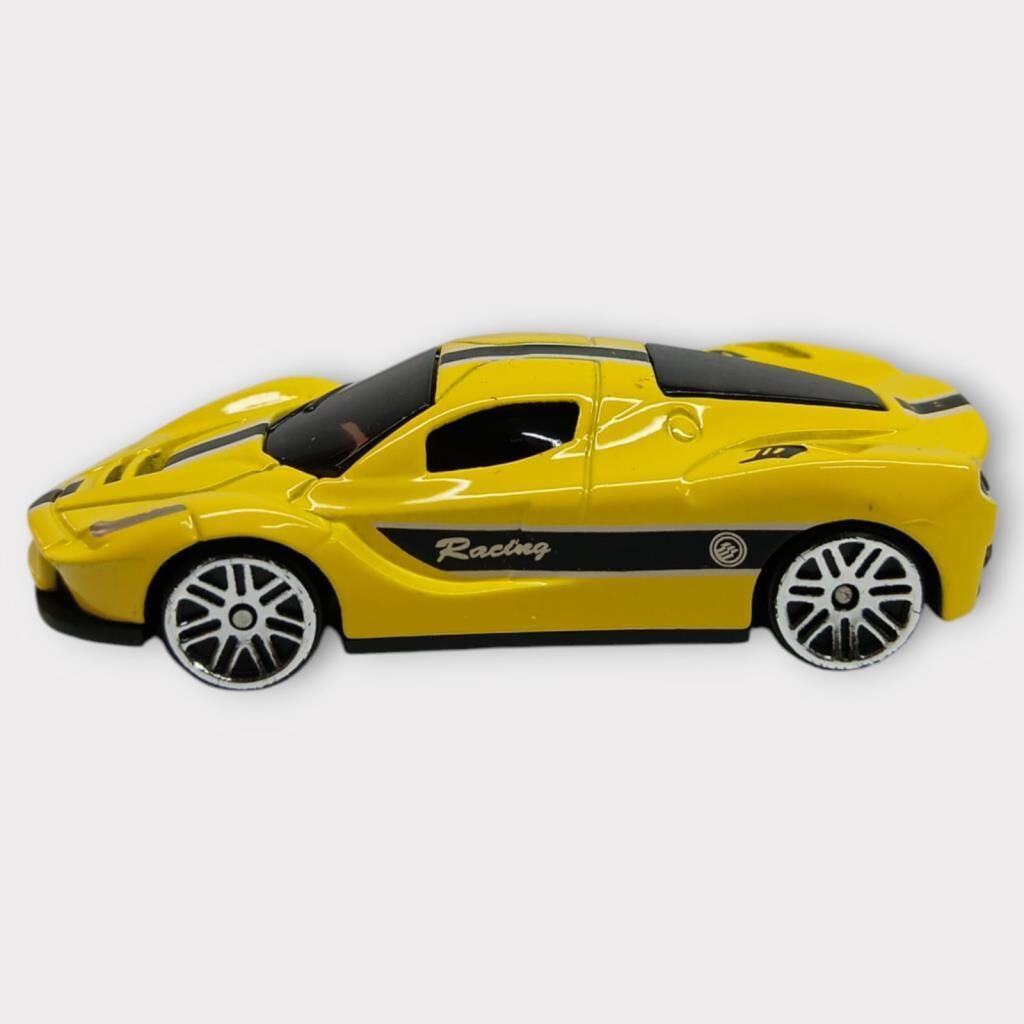 Metal Mi̇ni̇ Arabalar  8 Cm - Sarı - 3