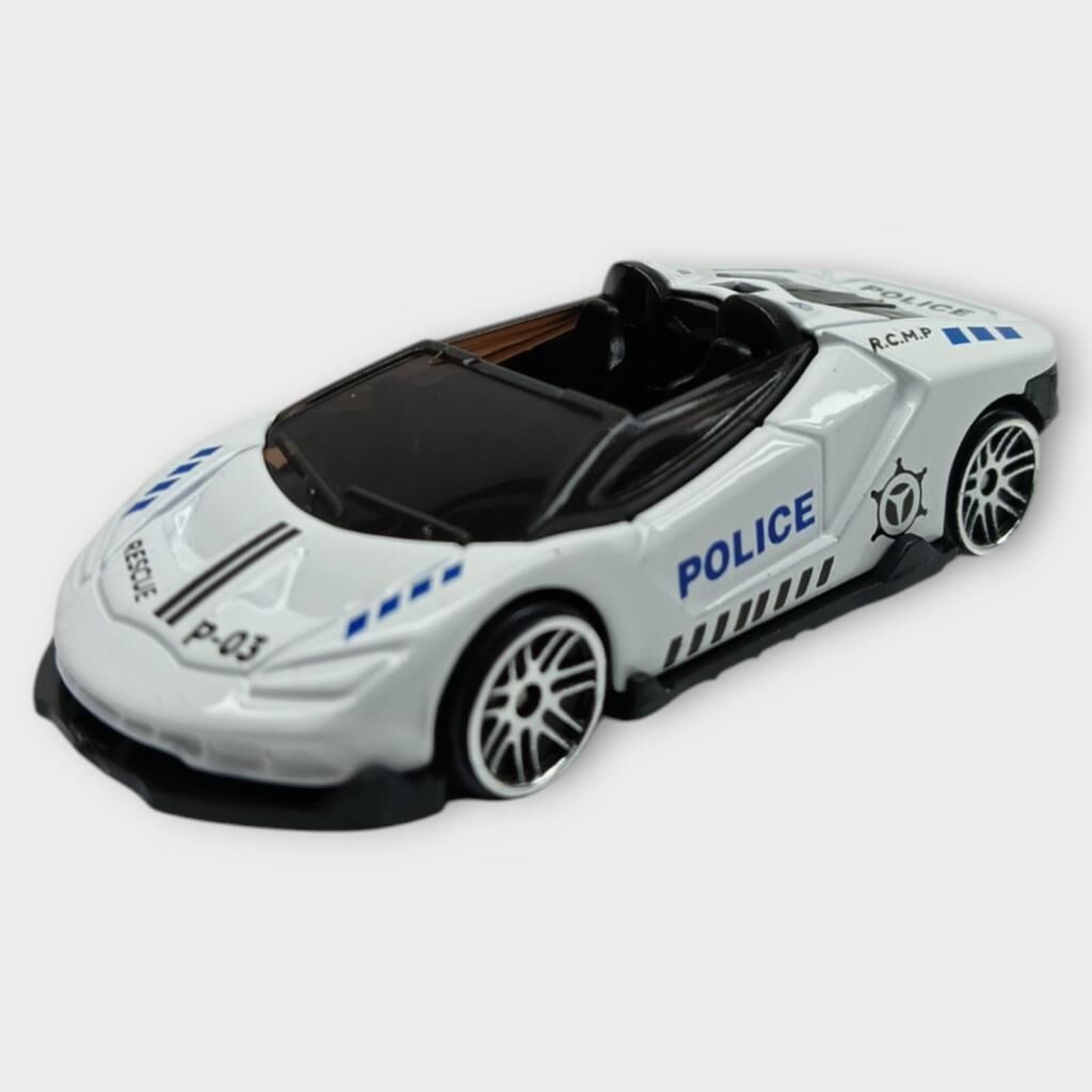 Metal Mi̇ni̇ Poli̇s Arabası  8 Cm - Poli̇s - 6