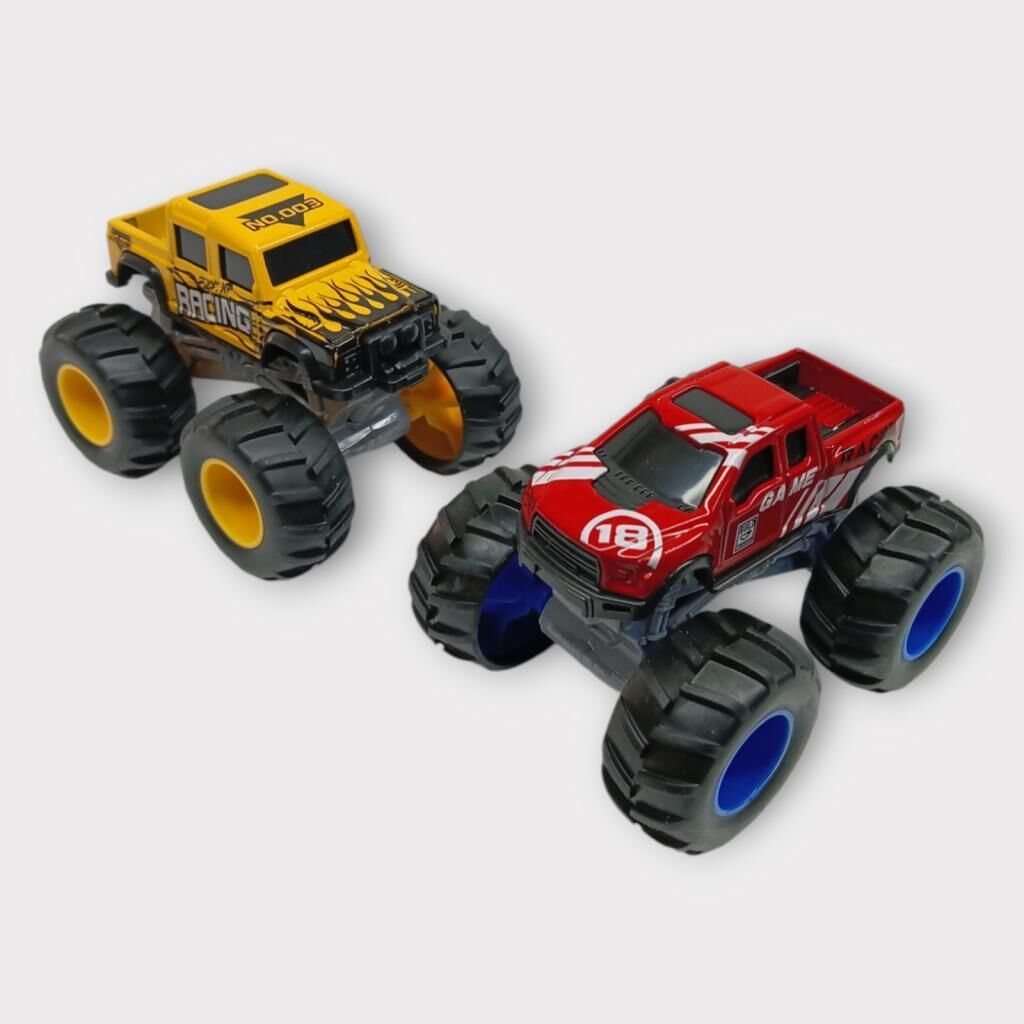 Mi̇ni̇ Off-Road Araçlar 2 Li̇ - Sarı Kırmızı