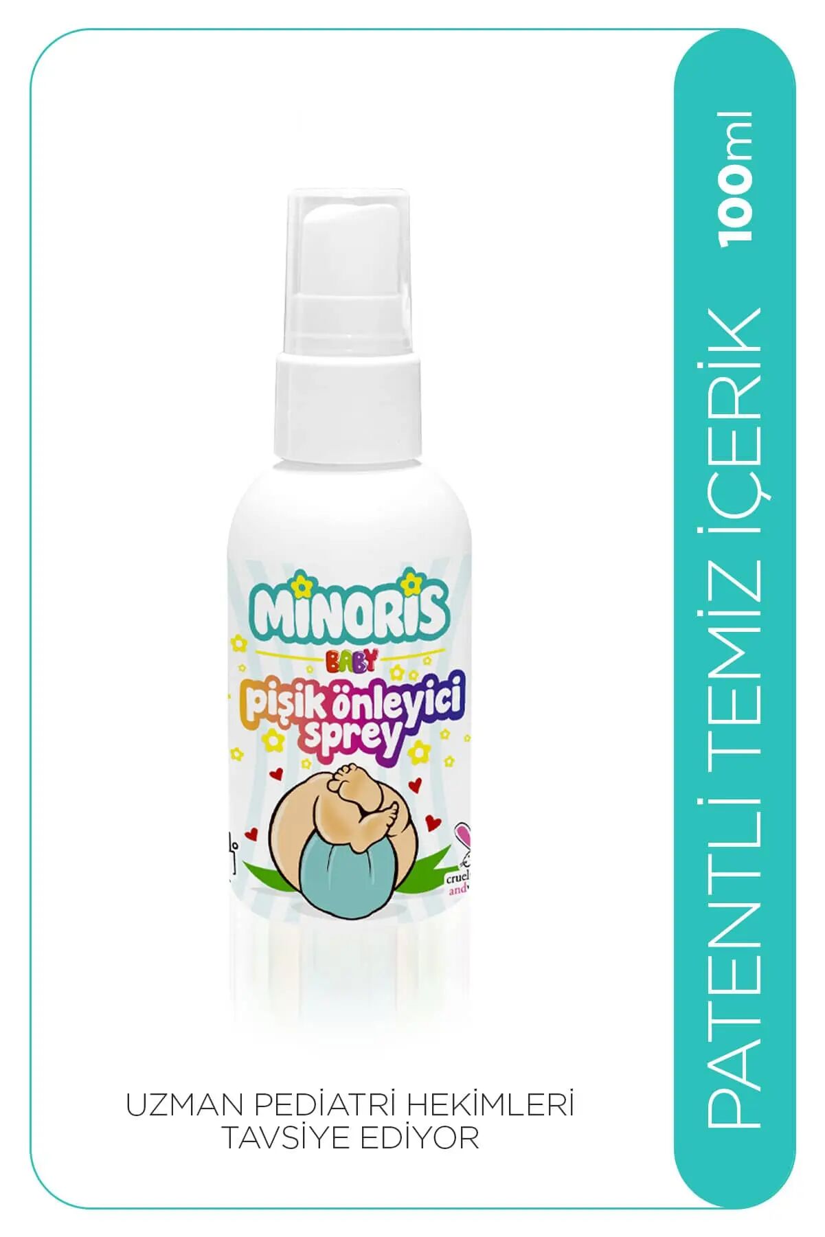 Mi̇nori̇s Baby Organi̇k Pi̇şi̇k Önleyi̇ci̇ Sprey 100Ml