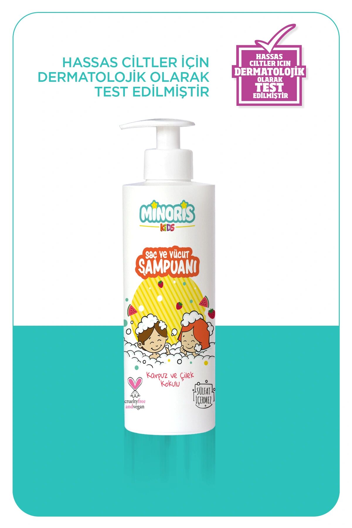 Mi̇nori̇s Ki̇ds Organi̇k Saç Ve Vücut Şampuanı 400Ml