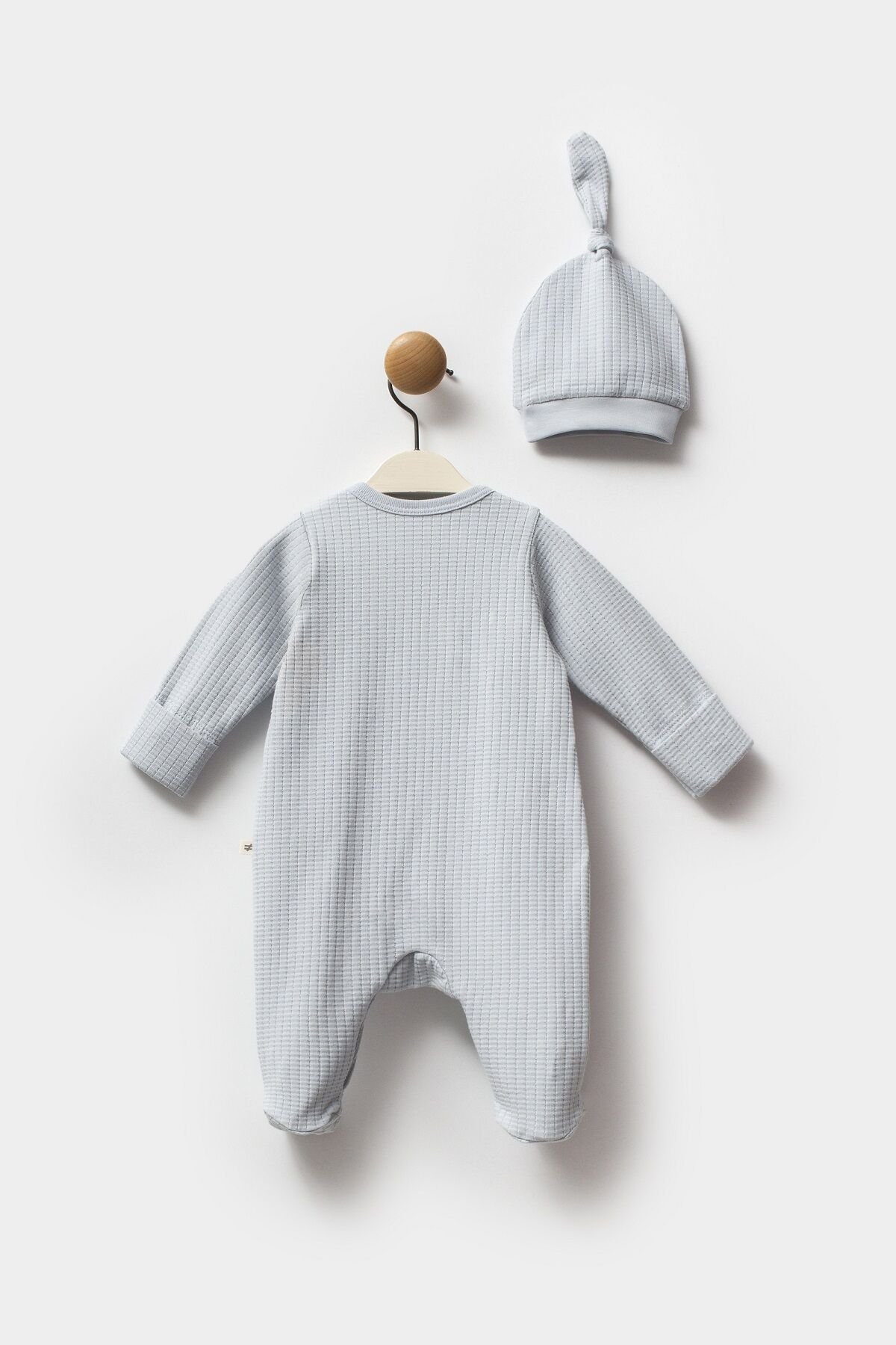 Moi̇ Noi̇ Galaxy Şapkalı Tulum Mnb1244 Gri̇