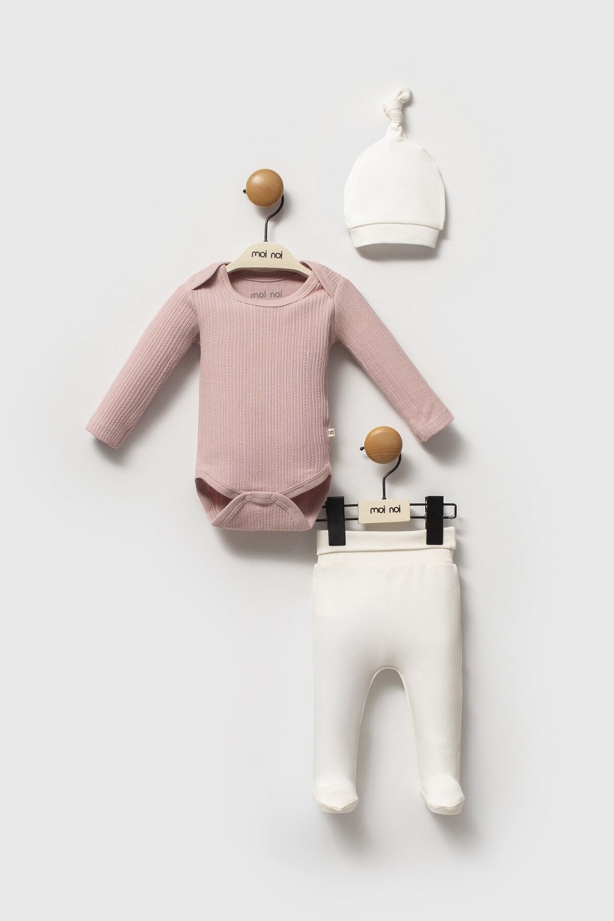 Moi̇ Noi̇ Şapkalı Badi̇ Pantolon Takım Mnb5346 Mürdüm