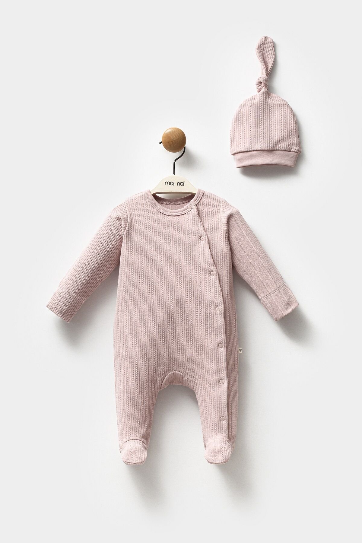 Moi̇ Noi̇ Şapkalı Tulum Mnb1235 Mürdüm