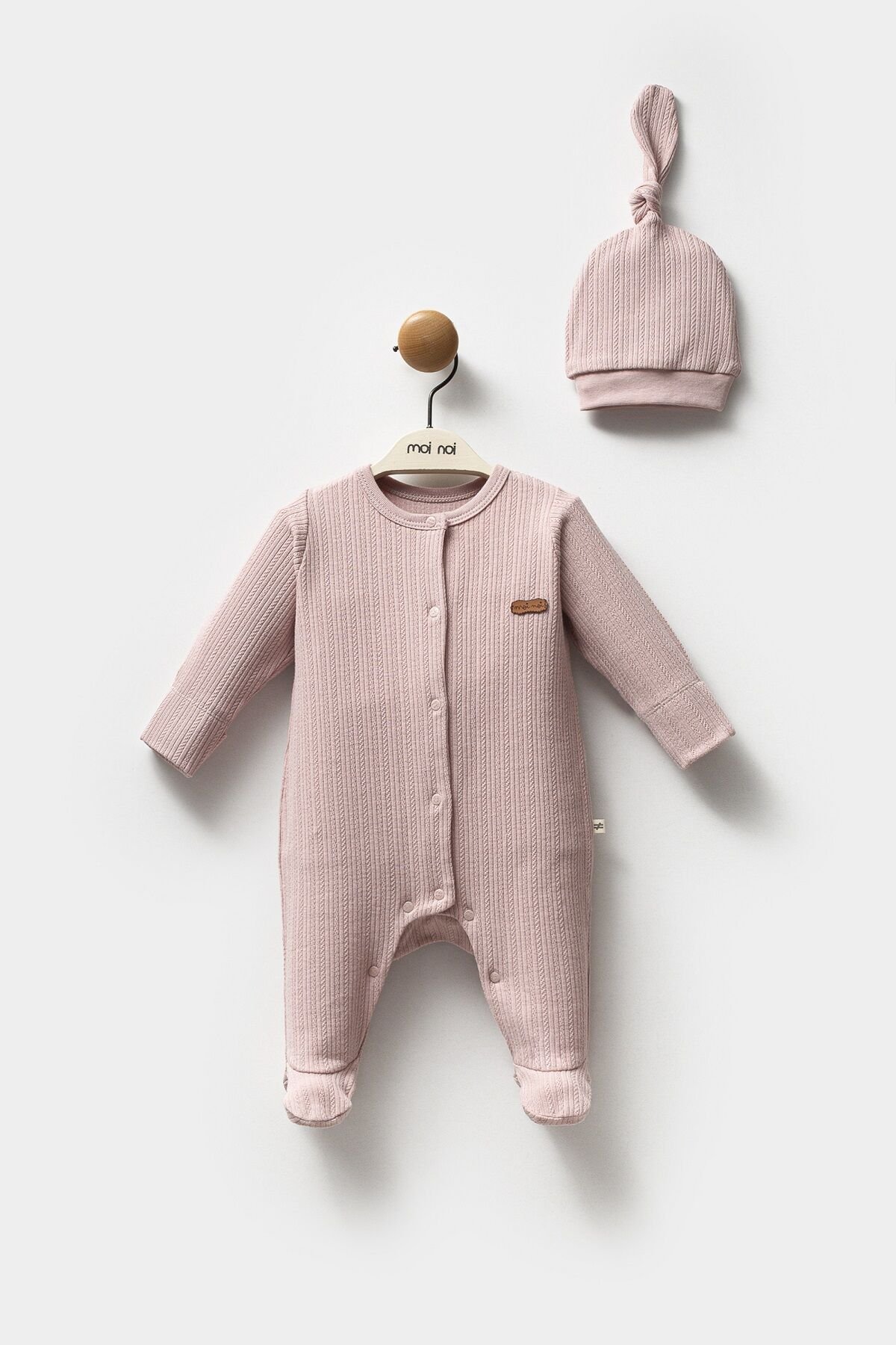 Moi̇ Noi̇ Şapkalı Tulum Mnb1236 Mürdüm