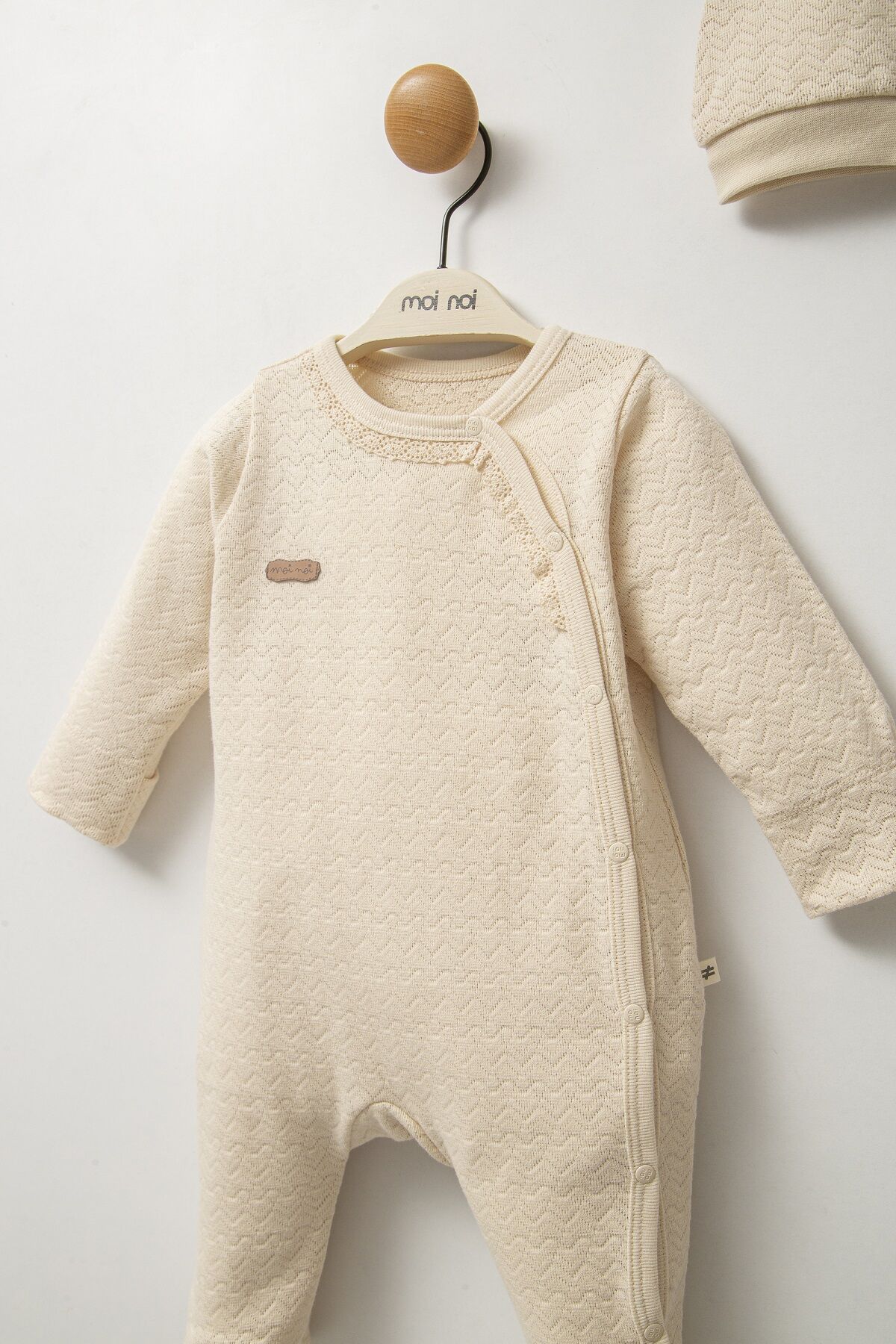 Moi̇ Noi̇ Şapkalı Tulum Mnb1248 Bej