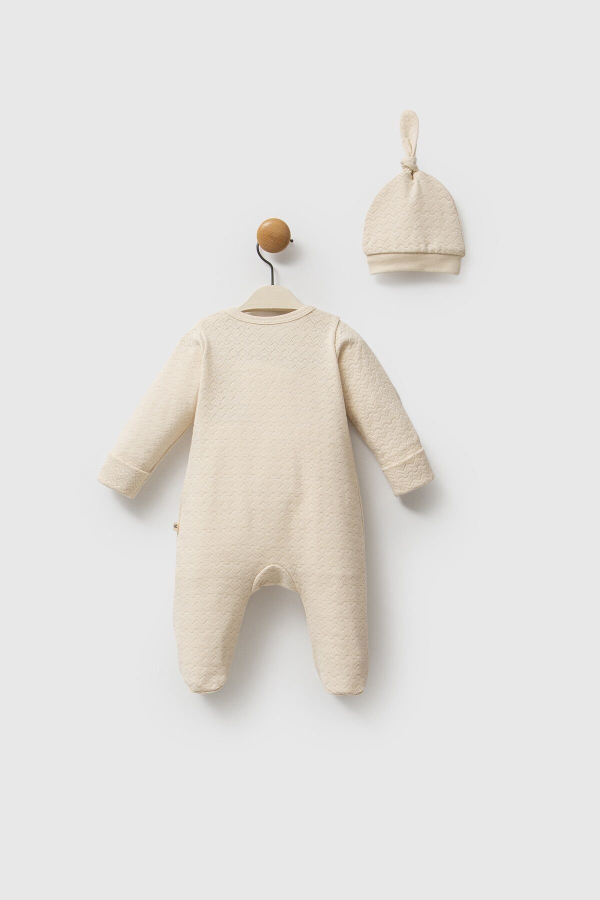 Moi̇ Noi̇ Şapkalı Tulum Mnb1248 Bej