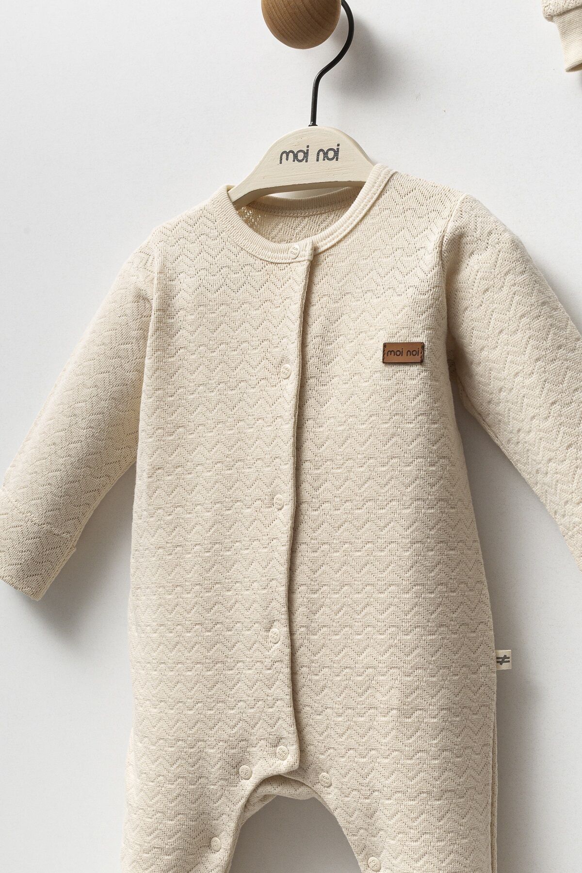 Moi̇ Noi̇ Şapkalı Tulum Mnb1249 Bej