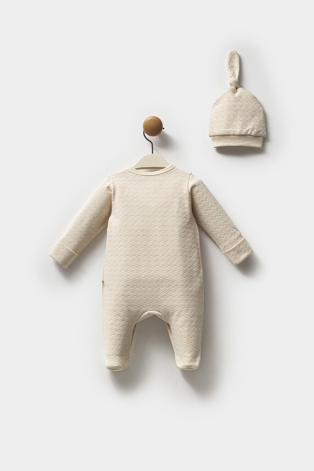 Moi̇ Noi̇ Şapkalı Tulum Mnb1249 Bej