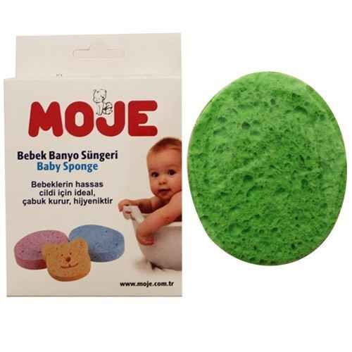 Moje Selülozi̇k Bebek Banyo Süngeri̇ Yeşi̇l
