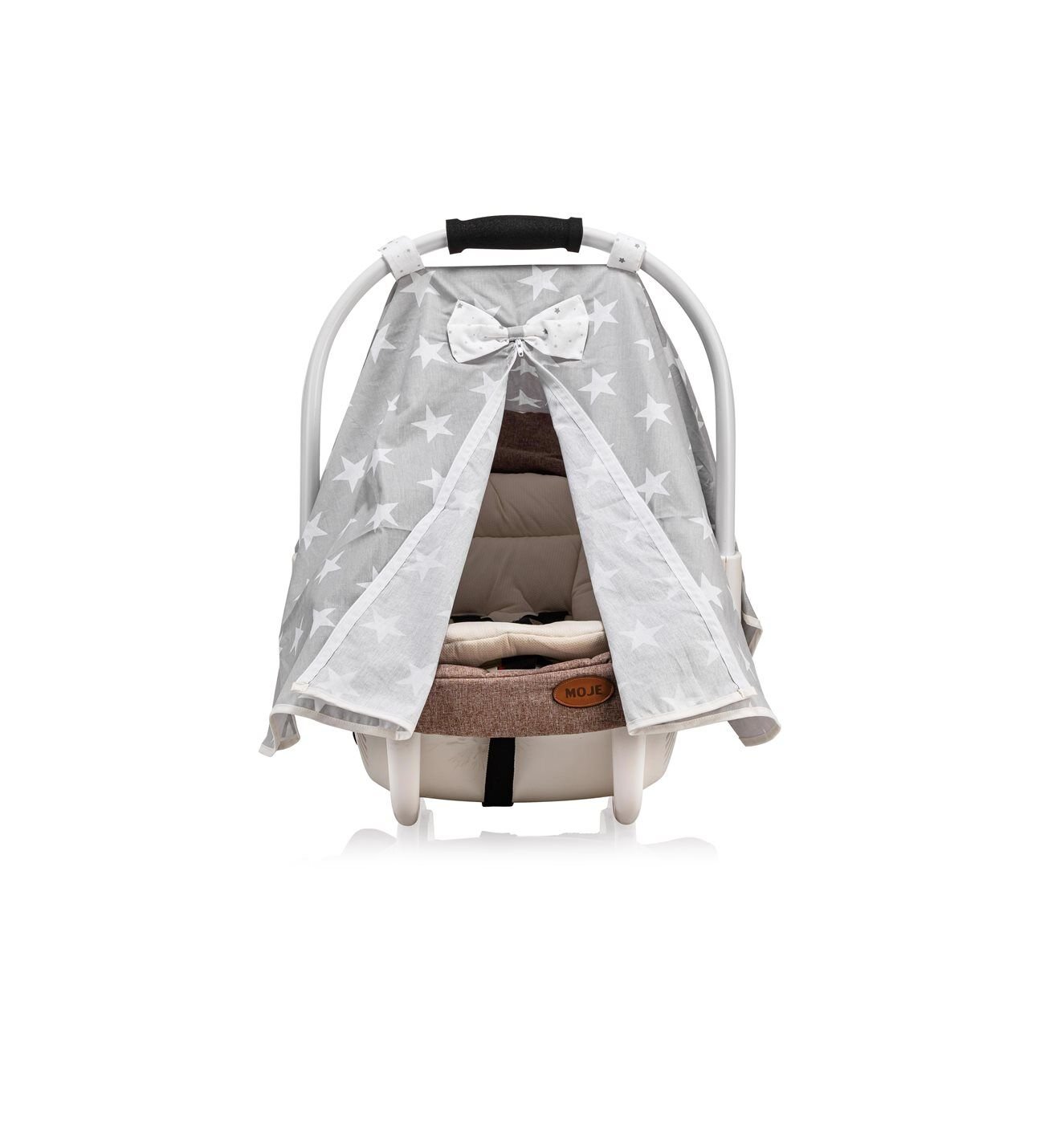Moje Taşıma Koltuğu Ana Kucağı Örtüsü Yıldız Gri̇