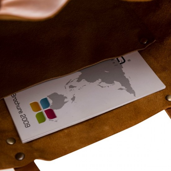 Moon Deri̇ Kadın Çantası Büyük Boy G19 Taba