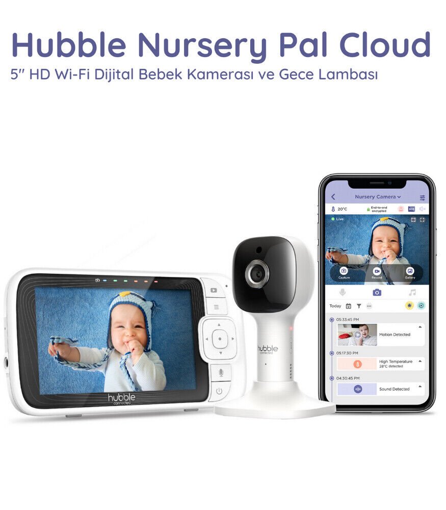 Motorola Hubble Nursery Pal Cloud Di̇ji̇tal Bebek Kamerası