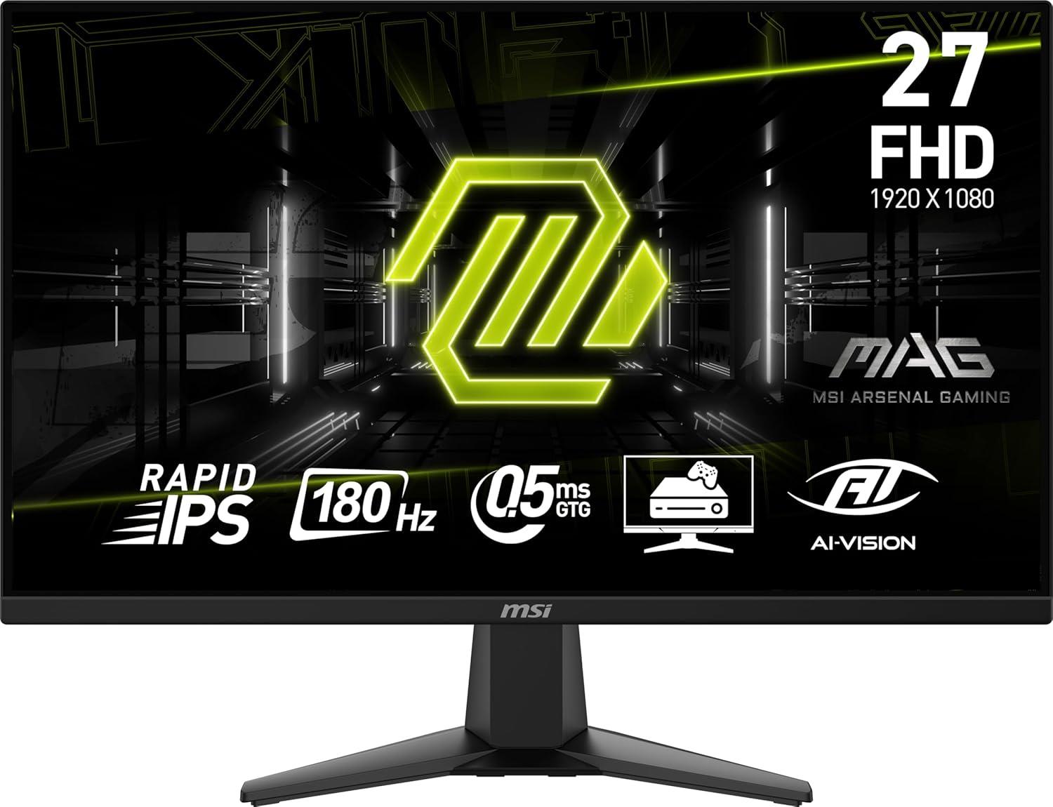 27 Msı Mag 275F Fhd 0.5Ms 180Hz Ips Flat Rapıd