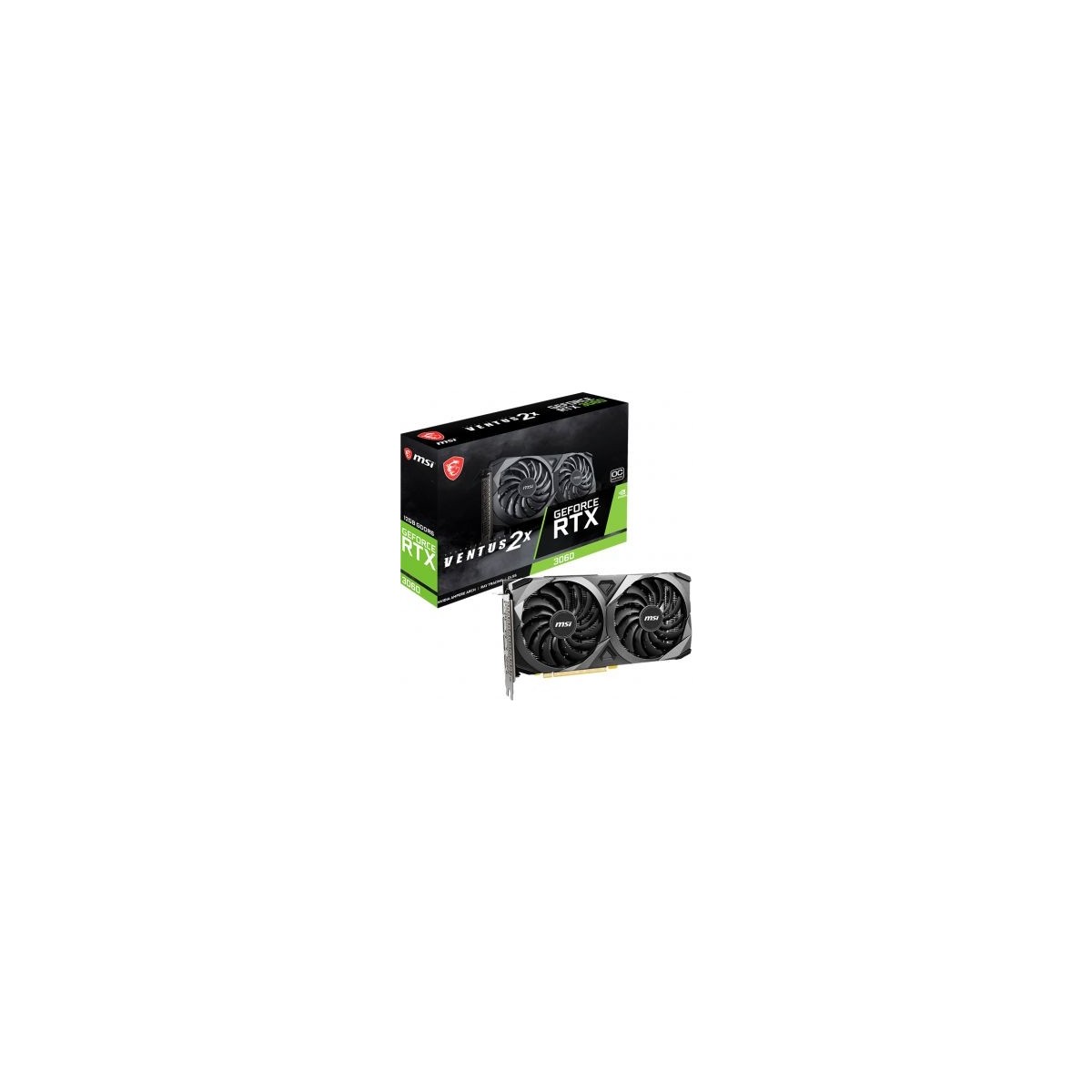 Msı Geforce Rtx 3060 Ventus 2X 12G Oc 12Gb Hdmı Dp 192Bi̇t