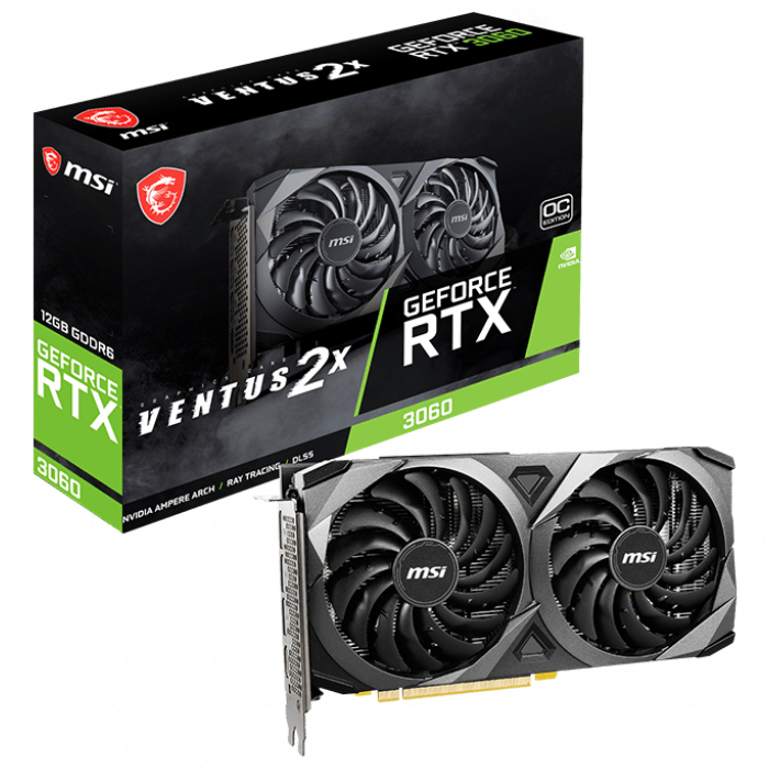 Msı Geforce Rtx 3060 Ventus 2X 12G Oc 12Gb Hdmı Dp 192Bi̇t
