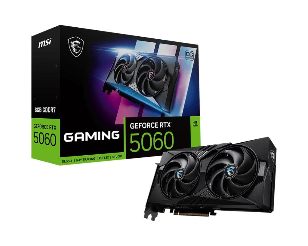 Msı Geforce Rtx 5060 8G Gamıng Oc Gddr7 128B Dx12 Pcıe 5.0 X16 (3Xdp 1Xhdmı)