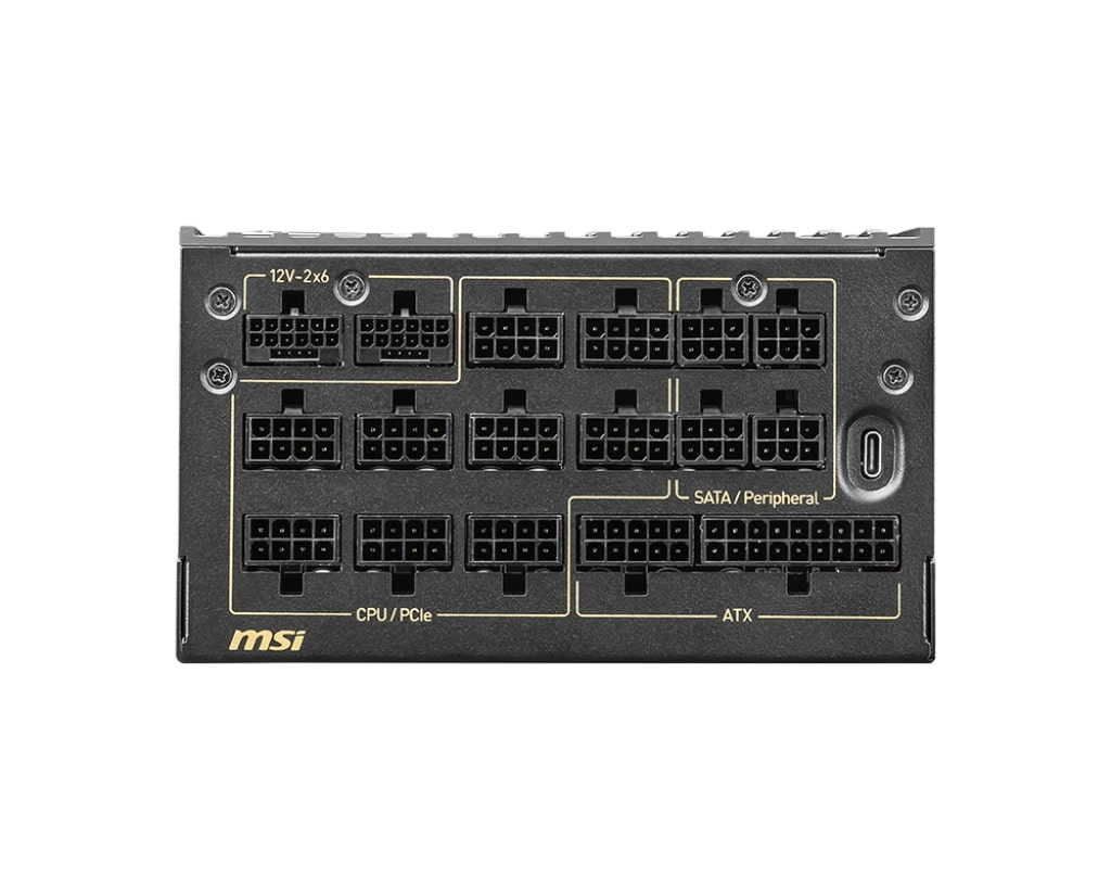 Msı Meg Aı1600T Pcıe5 1600W80+ Tıtanıum Fulmodular