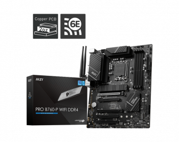 Msı Pro B760-P Ddr4 Iı 5333(Oc) Pcı-E M.2 Hdmı Dp Atx 1700P