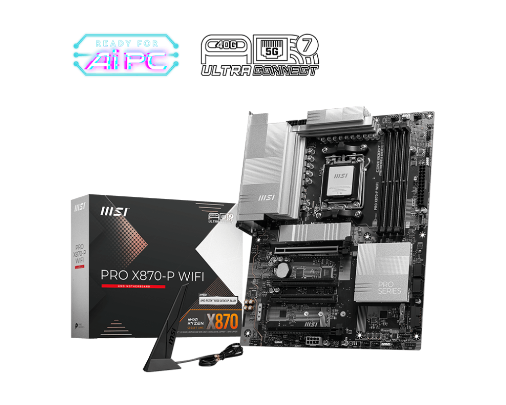 Msı Pro X870-P Wıfı Amd X870 Soket Am5 Ddr5 8200