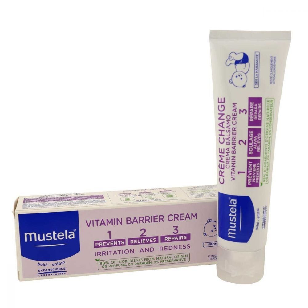 Mustela Baby Vi̇tami̇n Barri̇er 1.2.3.Cream Pi̇şi̇k Önleyi̇ci̇ Krem 100Ml