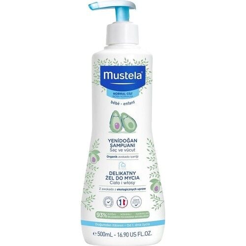 Mustela Dermo Cleansi̇ng Yeni̇doğan Saç Ve Vücut Şampuanı 500Ml