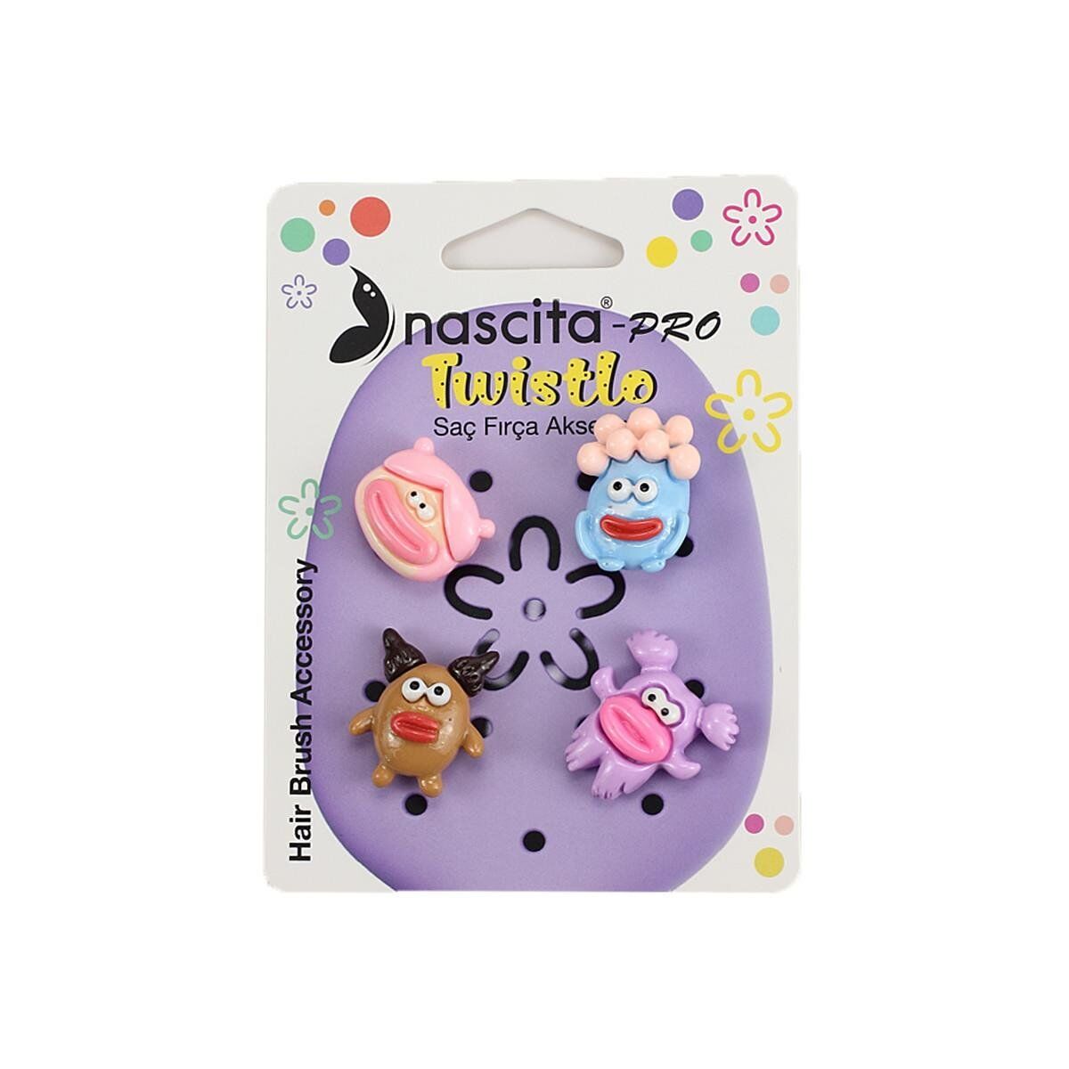 Nasci̇ta Twi̇stlo Aksesuar Seti̇ 4 Lü Kırmızı