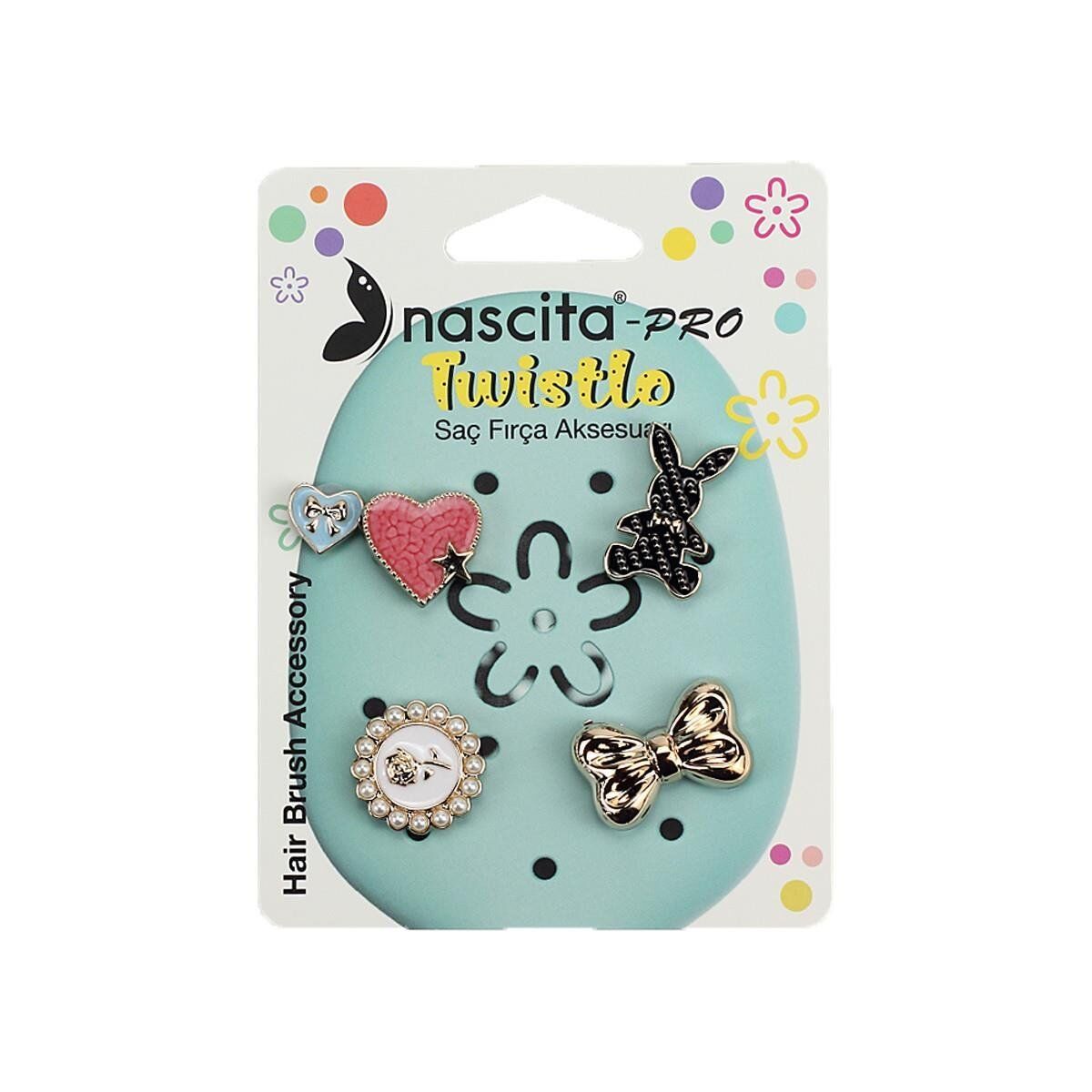 Nasci̇ta Twi̇stlo Aksesuar Seti̇ 4 Lü Turuncu