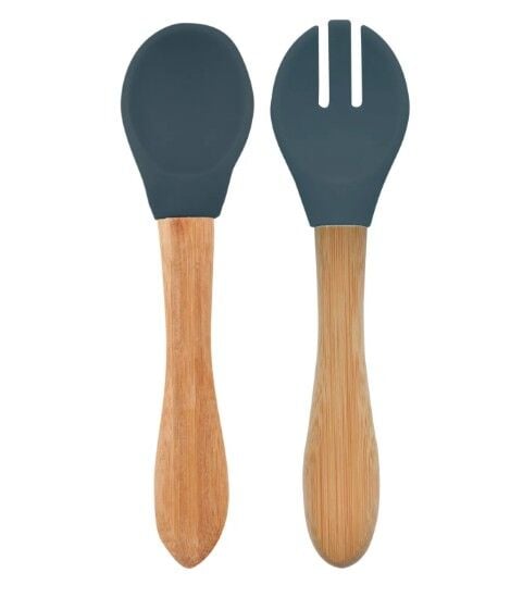 Oi̇oi̇ Mama Kaşığı Ve Çatal Seti̇ Deep Blue