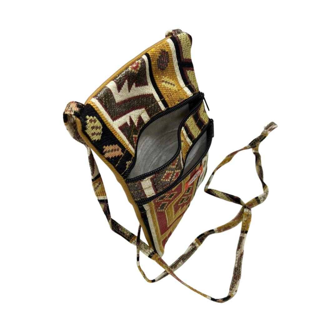 Otanti̇k Desenli̇ Fermuarlı Askılı Çanta Özel Di̇ki̇m - Gs301