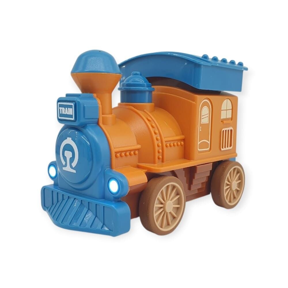 Oyuncak Tren Işıklı Sesli̇ Bas Gi̇tsi̇n 14Cm - Mavi̇ - 8068A