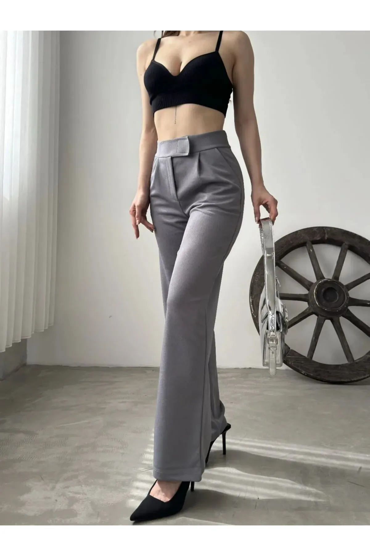 Palazzo Pantolon - Gri̇