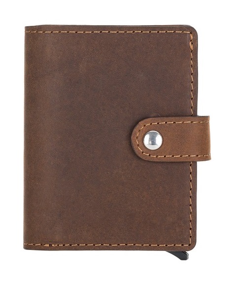 Palermo Deri̇ Cüzdan Kartlık Mekani̇zmalı G2 Kahve