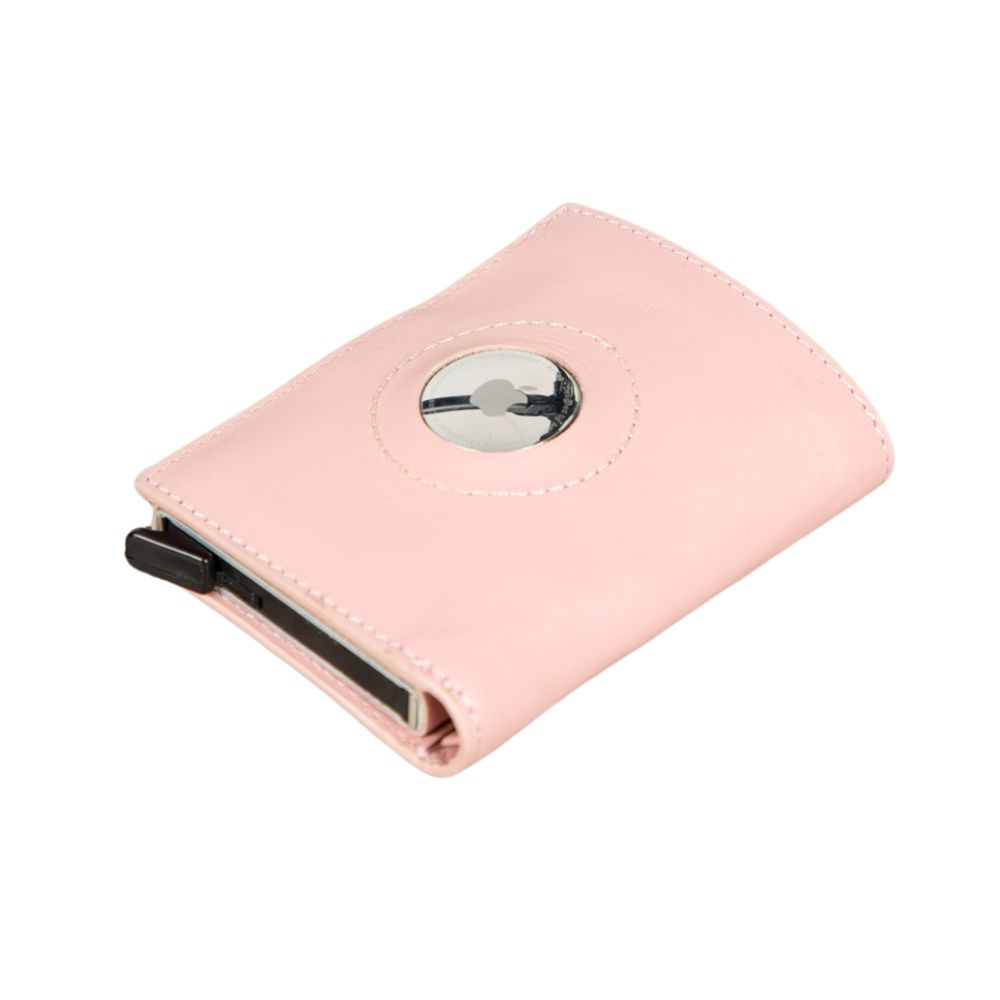 Palertag Deri̇ Cüzdan, Apple Ai̇rtag Uyumlu Pembe