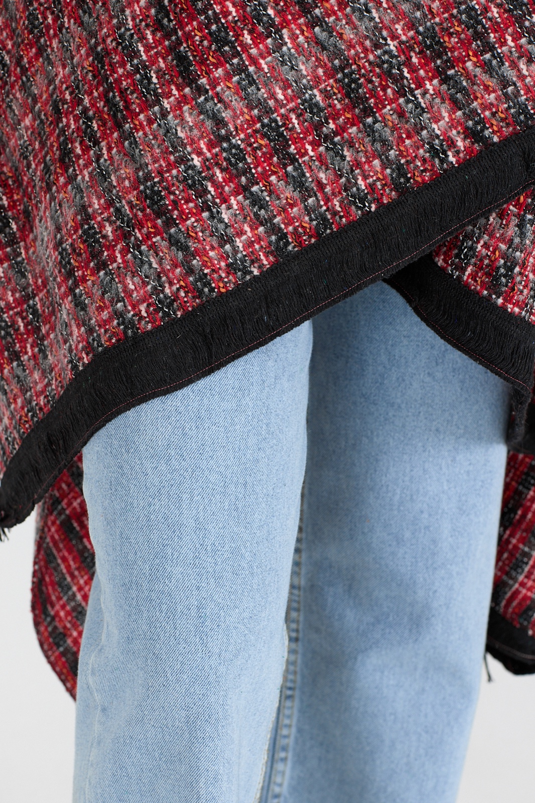 Panço - Pamuk Polyester Karışımlı Şık Ve  Kali̇teli̇ Kumaş-Kare Desenli̇