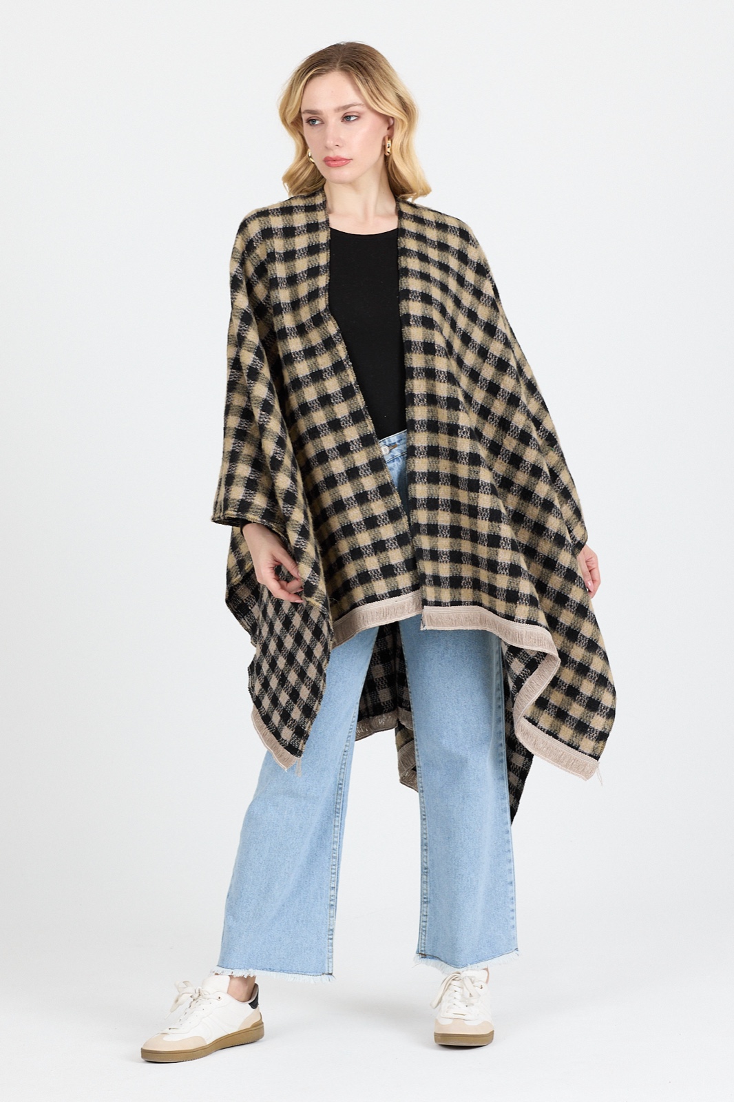 Panço - Pamuk Polyester Karışımlı Şık Ve  Kali̇teli̇ Kumaş-Krem