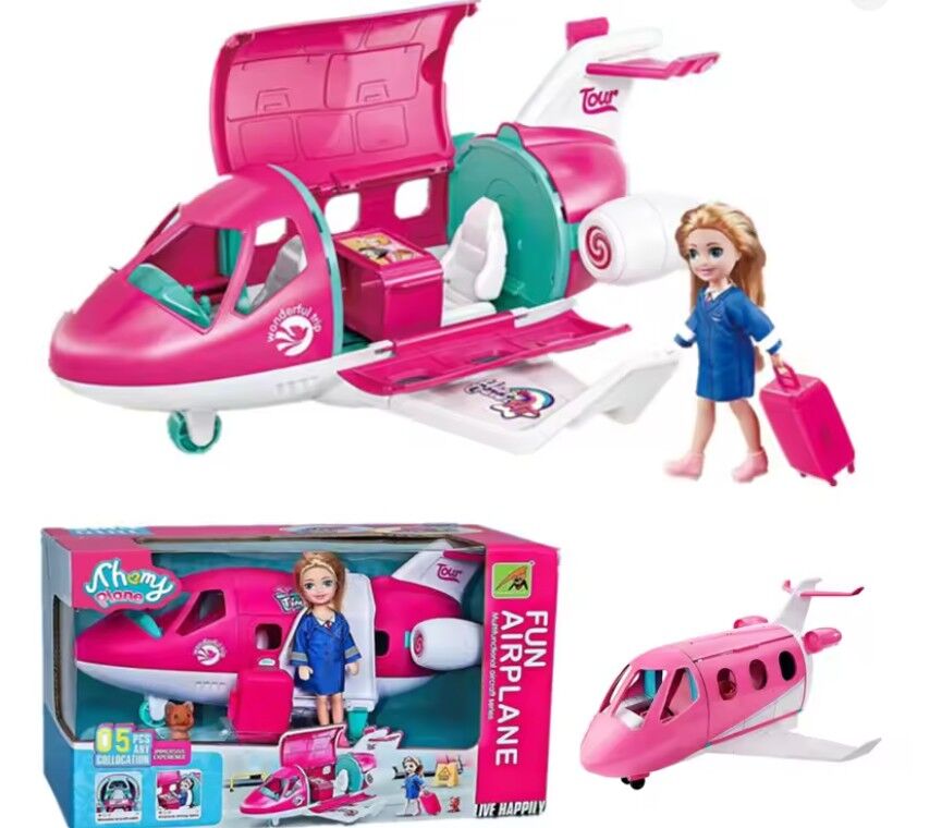 Pasi̇fi̇k Pembe Aksesuarlı Uçak 9045-11