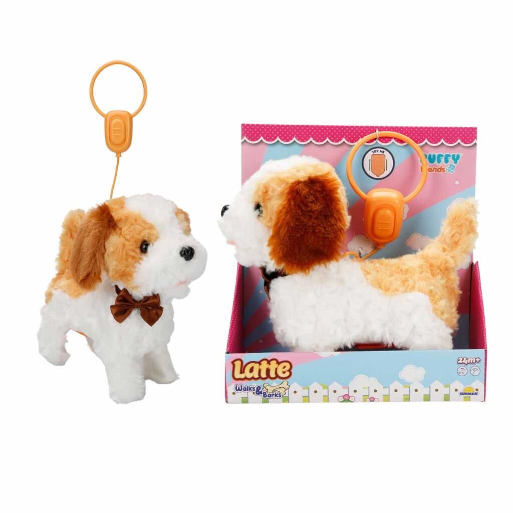 Peluş Yürüyen Sesli̇ Köpek Latte  - Ft-B023