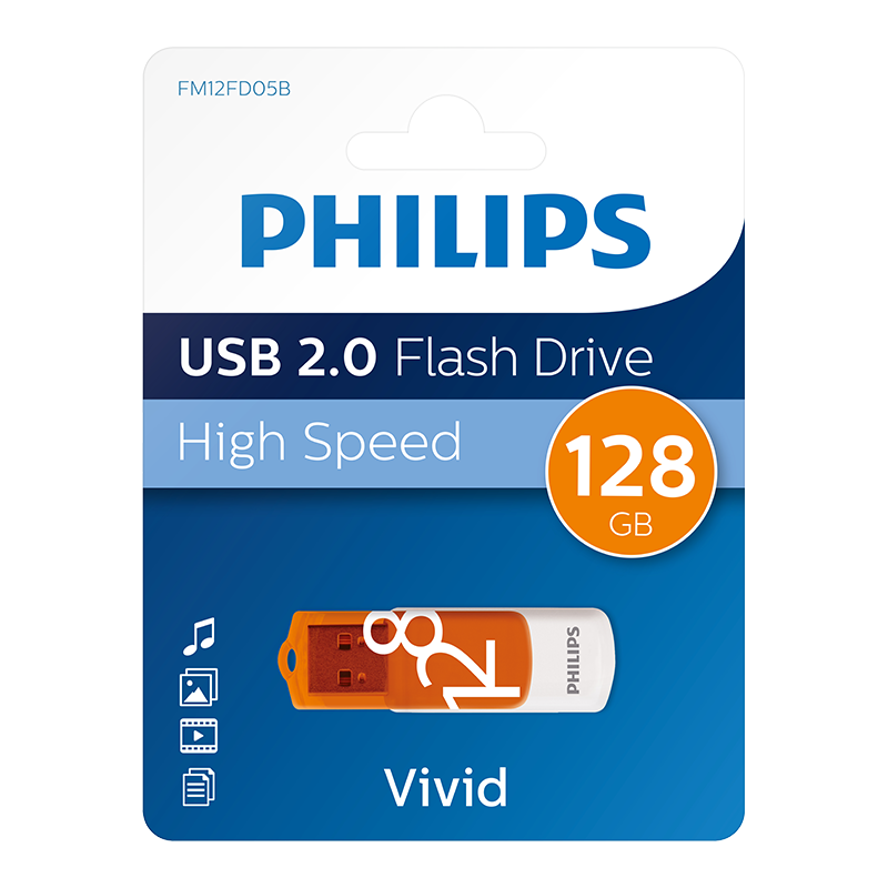 Phılıps 128Gb Usb2.0 25/10Mb/S Fm12Fd05B/00