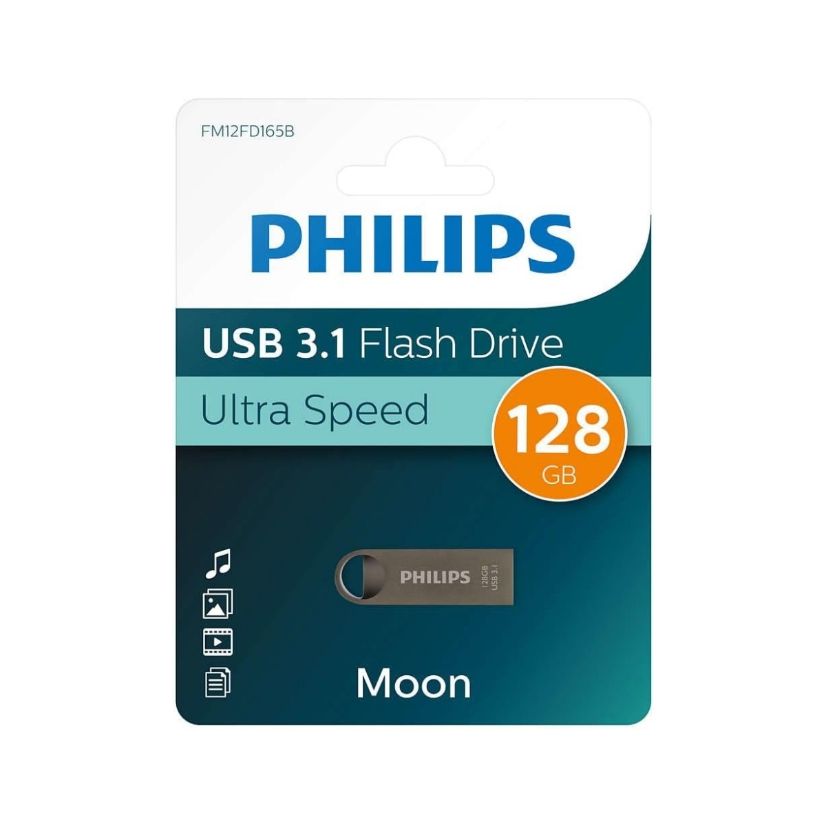 Phılıps 128Gb Usb3.1 100/150Mb/S Fm12Fd165B/00