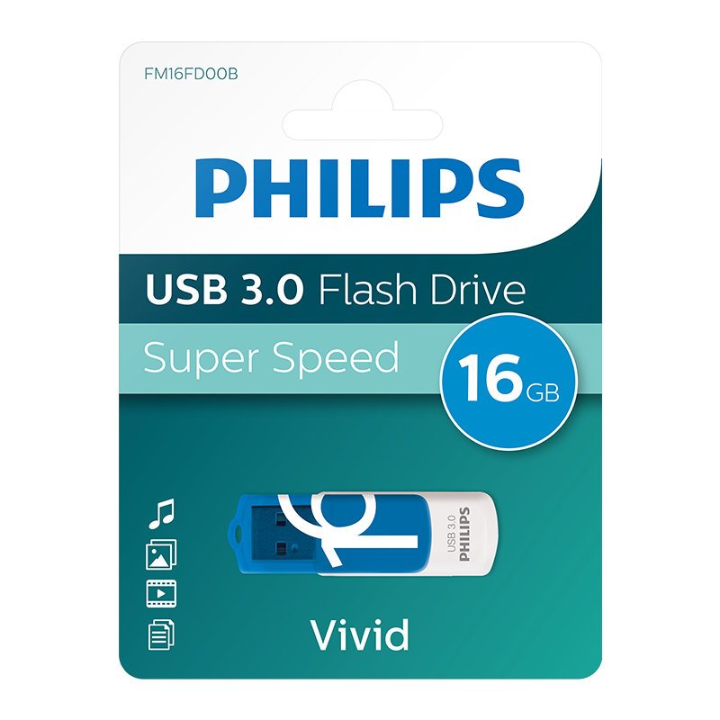 Phılıps 16Gb Usb 3.0 100/150Mb/S Fm16Fd00B/00
