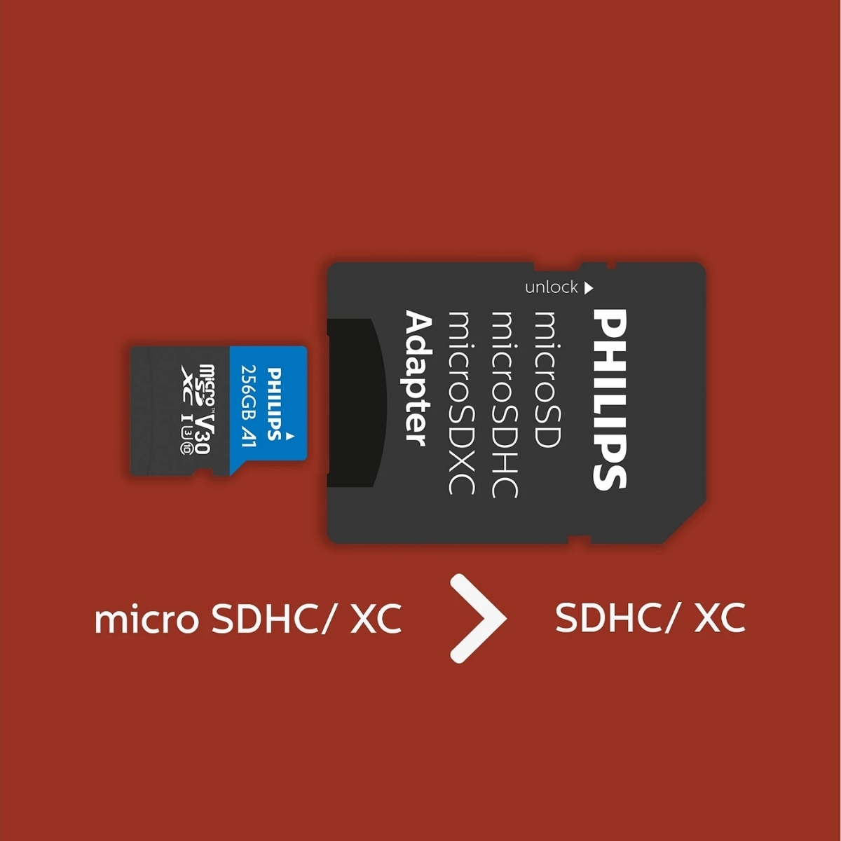 Phılıps 256Gb Mıcro Sdxc 100 Mb/S C10 Fm25Mp65B/00