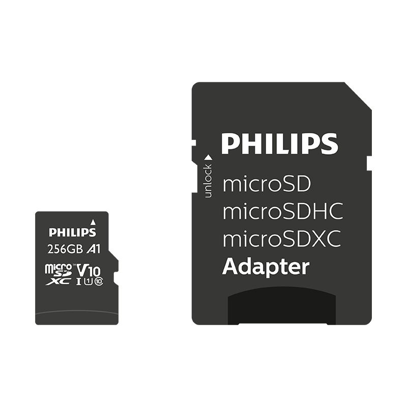 Phılıps 256Gb Mıcro Sdxc 80 Mb/S C10 Fm25Mp45B/00