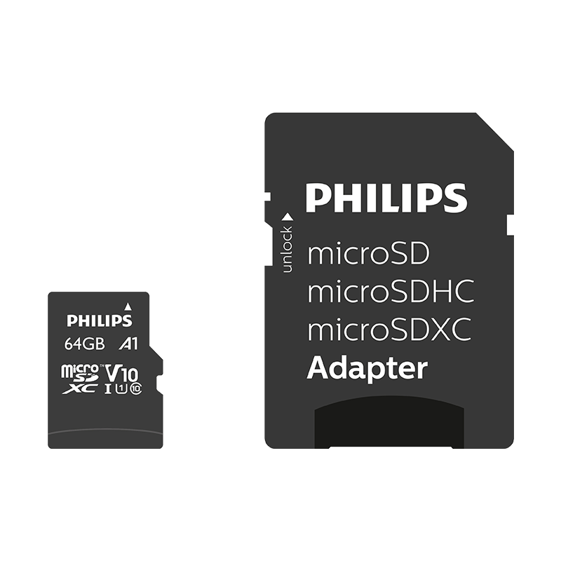 Phılıps 64Gb Mıcro Sdxc 80 Mb/S C10 Fm64Mp45B/00