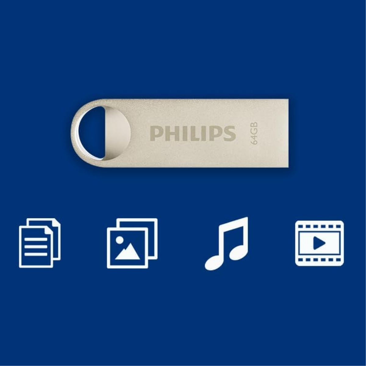 Phılıps 64Gb Usb 2.0 25/10Mb/S Fm64Fd160B/00